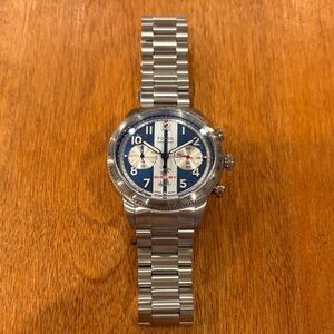 Fossil x Shelby Grand Tourer Limited-edition men’s blue chronograph watch